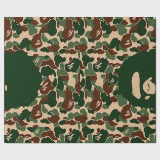 Papel De Presente bape Camo monkey hypebeast