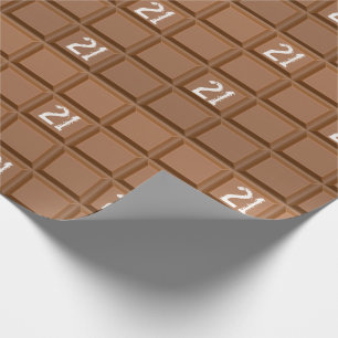Papel De Presente bar de chocolate 