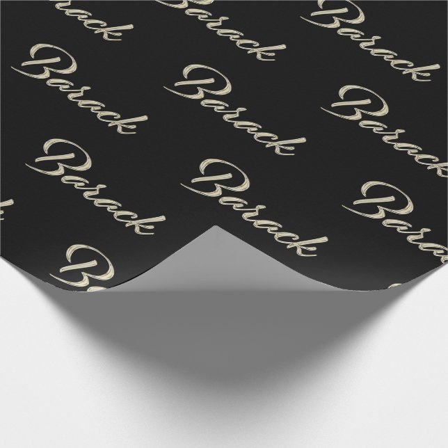 Papel De Presente Barack Vorname Name edles Geschenkpapier Papier (Ponta)