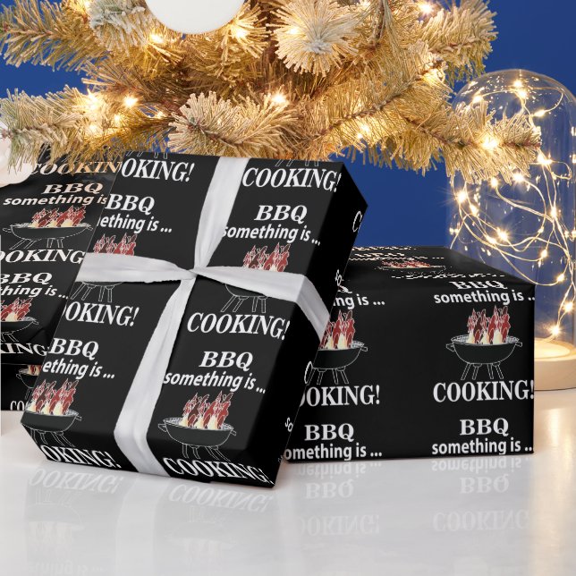 Papel De Presente Barbeque Cook Chef Churrasco Engraçado (Feriados)