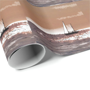 PAPEL DE PRESENTE BARCOS DE NAVIGAÇÃO