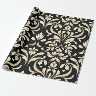 Papel De Presente Barroco Elegante