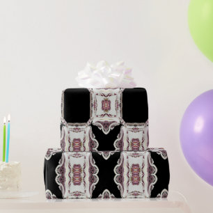 Papel De Presente Barroco Kendal Chic Elegante Romântico  