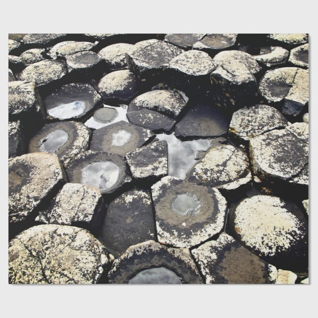 Papel De Presente Basalt Formations Giant’s Causeway (Aberto)