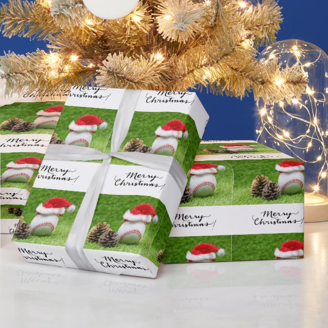 Papel De Presente Baseball no Natal (Feriados)