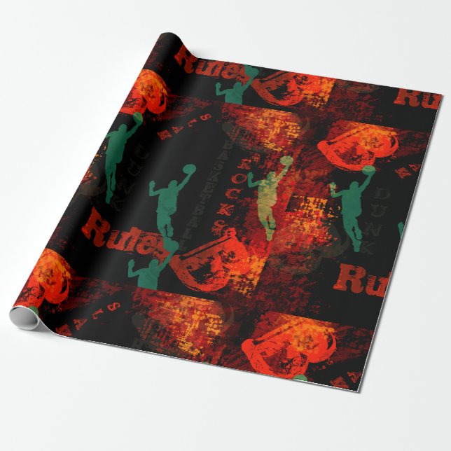 PAPEL DE PRESENTE BASQUETE (Desenrolado)
