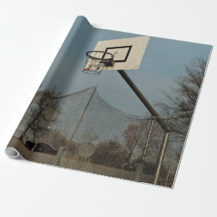 Papel De Presente Basquete bonito