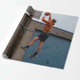 Papel De Presente Basquete legal