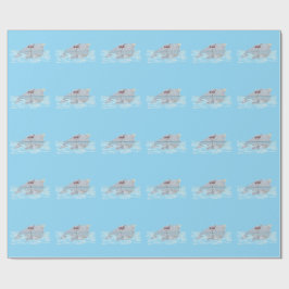 Papel De Presente Batalha de Chifre-Baleia