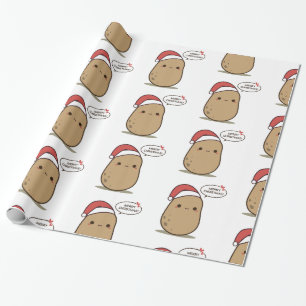 Papel De Presente Batata de Natal