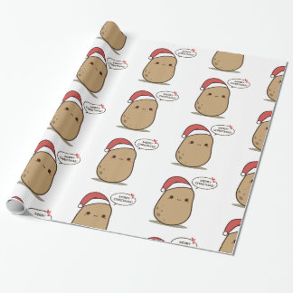 Papel De Presente Batata de Natal