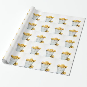 Papel De Presente Batatas novas orgânicas