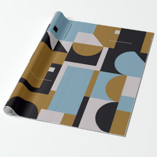 Papel De Presente Bauhaus composition artwork made with abstract ele