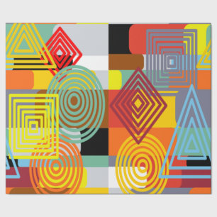 Papel De Presente Bauhaus Design Três