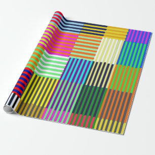 Papel De Presente Bauhaus Inspirou Ótica