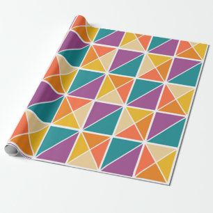 Papel De Presente Bauhaus Squares