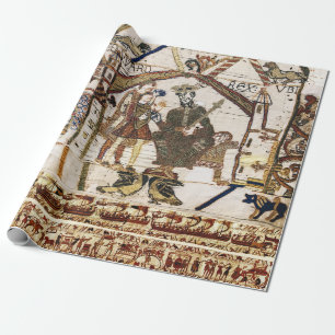 Papel De Presente BAYEUX TAPESTRY King Edward Confessor e Harold