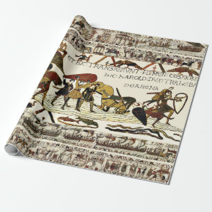 Papel De Presente BAYEUX TAPESTRY William no Mont Santo-Michel