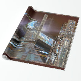 Papel De Presente Baylene Modern Architect City Elegant
