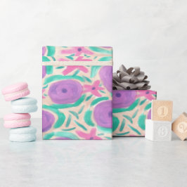 Papel De Presente Beachy Boho Impressão