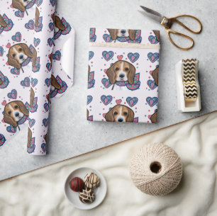 Papel De Presente Beagle       