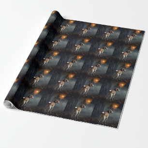 Papel De Presente Beagle Halloween Assustador