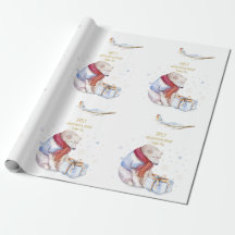 Beary Christmas Urso Personalizado Wonderland Robi