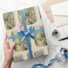 Papel De Presente Beatrix Potter Cute Bunny