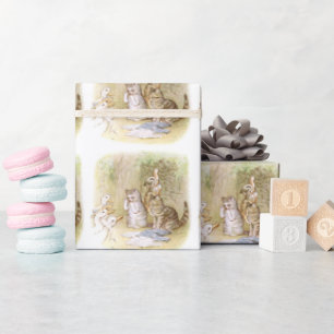 Papel De Presente Beatrix Potter Tom Kitten Vintage Art