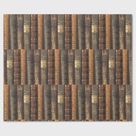 Papel De Presente Beautiful Book Spines (Theatre)