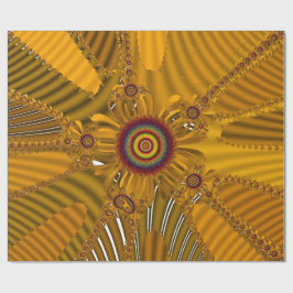 Papel De Presente Beautiful Floral Pattern