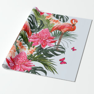 Papel De Presente Beautiful seamless floral summer pattern backgroun