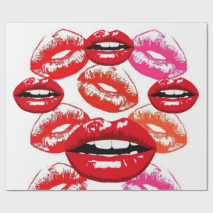 Papel De Presente Beauty Salon, Nail Salon e Spa Lipstick Makeup