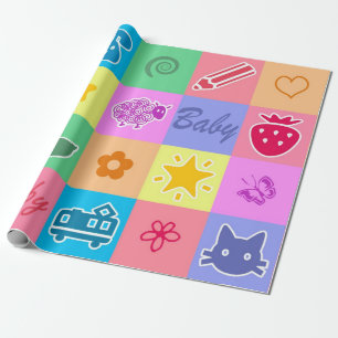 Papel De Presente Bebê