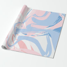 Bebê Abstrato com Redemoinho de Mármore Rosa Branc