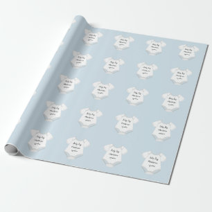 Papel De Presente Bebê-adesivos com Data e Nome de Vencimento