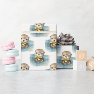 Papel De Presente Bebê Bonito Outro Gênero Neutro