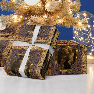 Papel De Presente Bebê doce elegante Jesus (séries do Victorian)