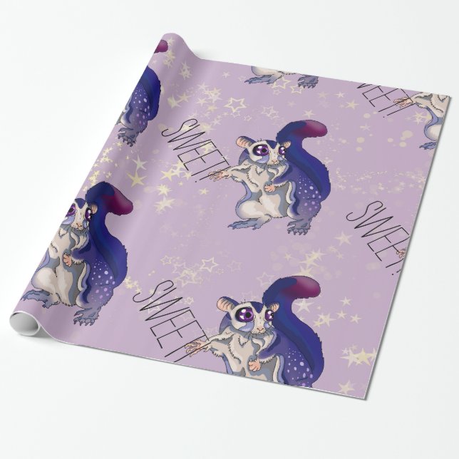 Papel De Presente Bebê Glider De Açúcar Doce (Desenrolado)