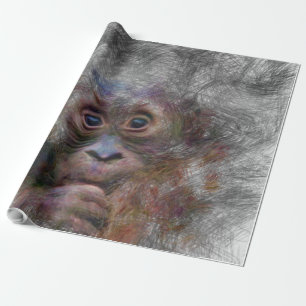 Papel De Presente bebê orang artístico