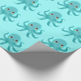 Papel De Presente Bebê Polvo Fofo