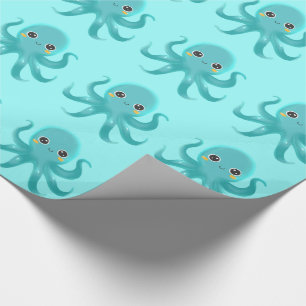 Papel De Presente Bebê Polvo Fofo