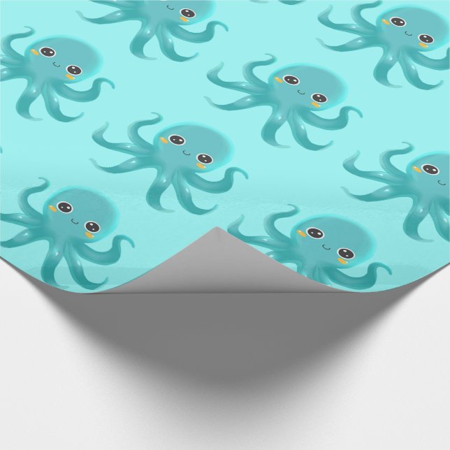 Papel De Presente Bebê Polvo Fofo (Ponta)