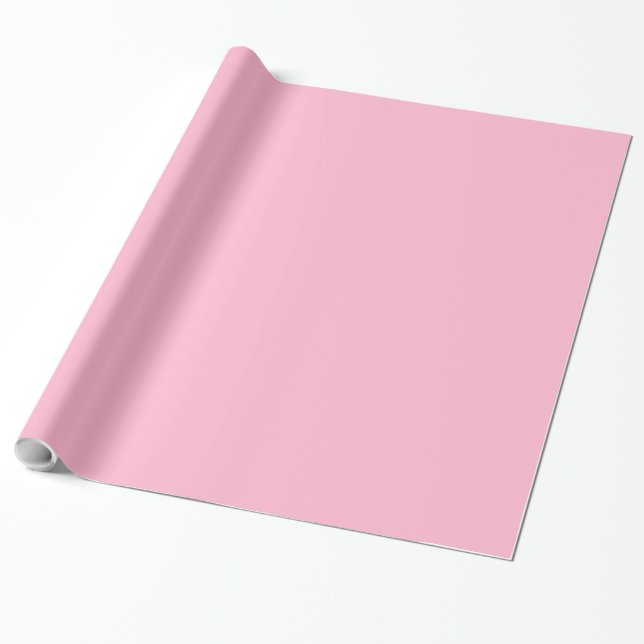 Papel De Presente Bebê rosa (cor sólida)  (Desenrolado)