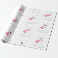 Bebê-Urso Polar Bonito Rosa