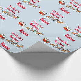 Papel De Presente Bebês 1rua Natal GIFTWRAP Engraçado Personalizado