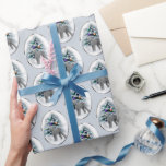 Papel De Presente Bedlington Terrier Christmas<br><div class="desc">Lindos presentes para o dono do cão de cama nesta temporada de férias.</div>