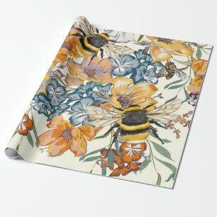 Papel De Presente Bee Harmony
