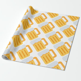 Papel De Presente Beer time emoji