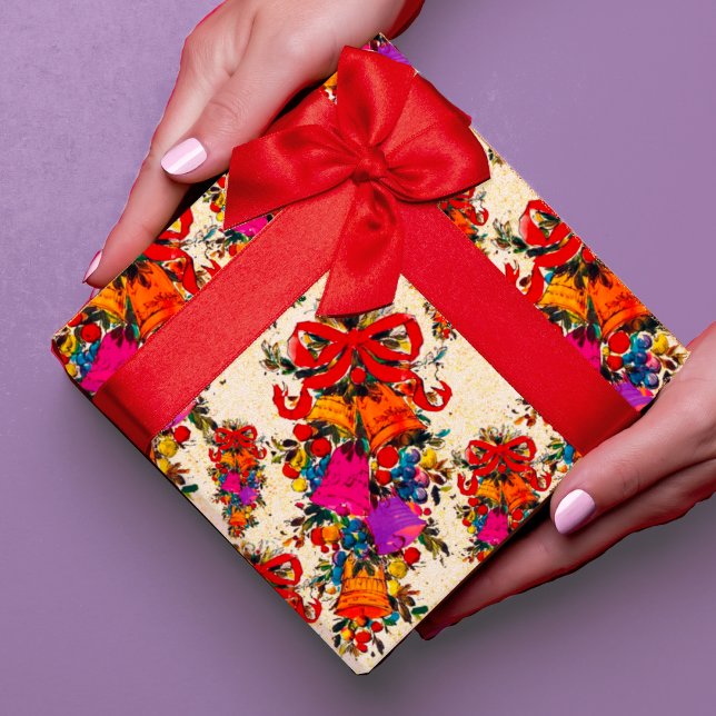 Papel De Presente Beige arco vermelho-branco (Criador carregado)